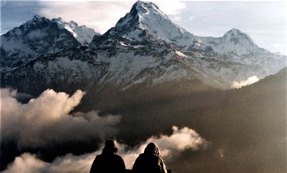 Annapurna South Peak and Hiunchuli from Poon Hill