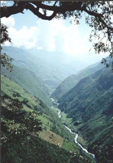 Indrawati Khola on ascent to Bakong Gompa