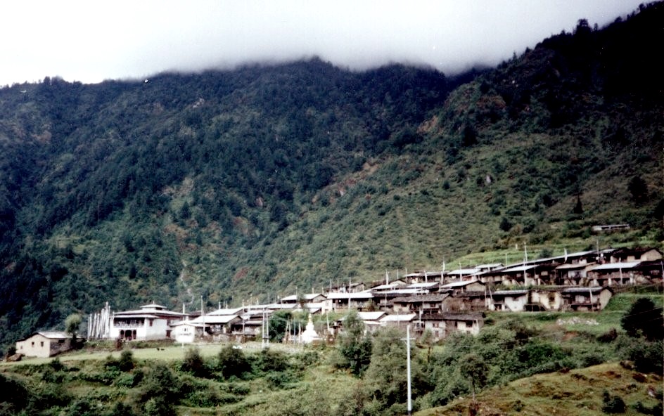 Tharke Ghyang Village in the Helambu district of the Nepal Himalaya