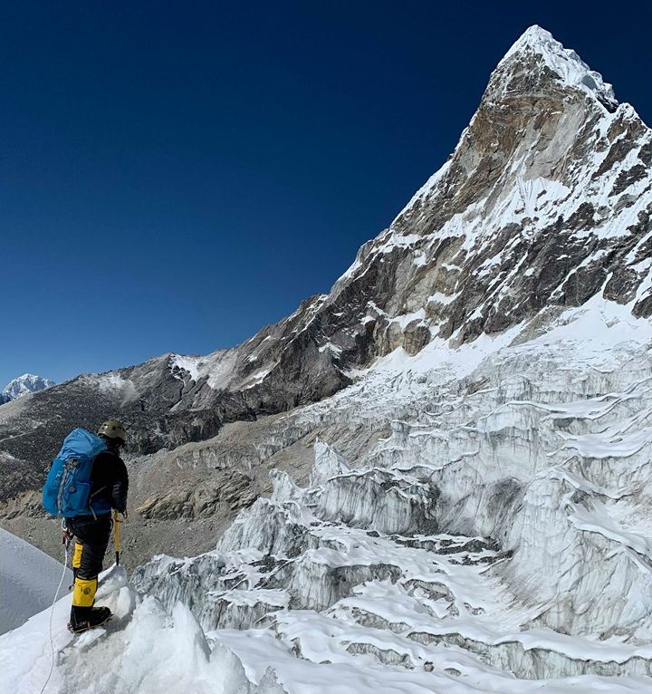 Ama Dablam above Nare Glacier