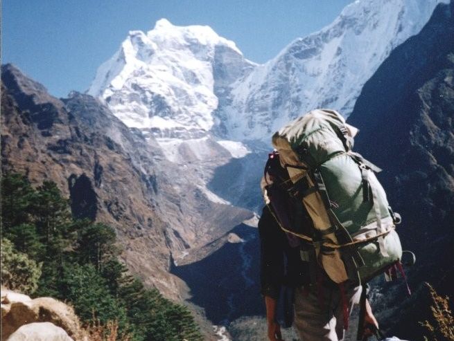 Kang Taiga on ascent to Thyangboche