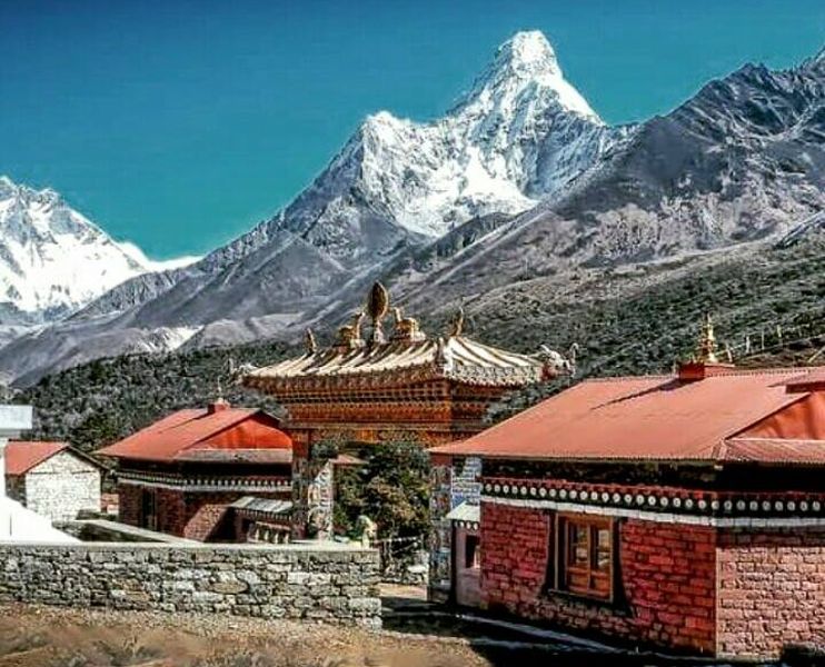 Ama Dablam from Thyangboche Monastery