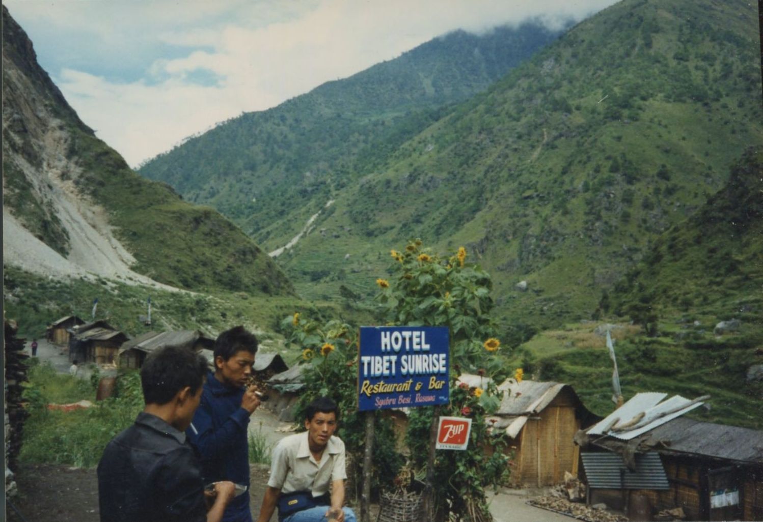 Syabru Besi Village at foot of Langtang Valley