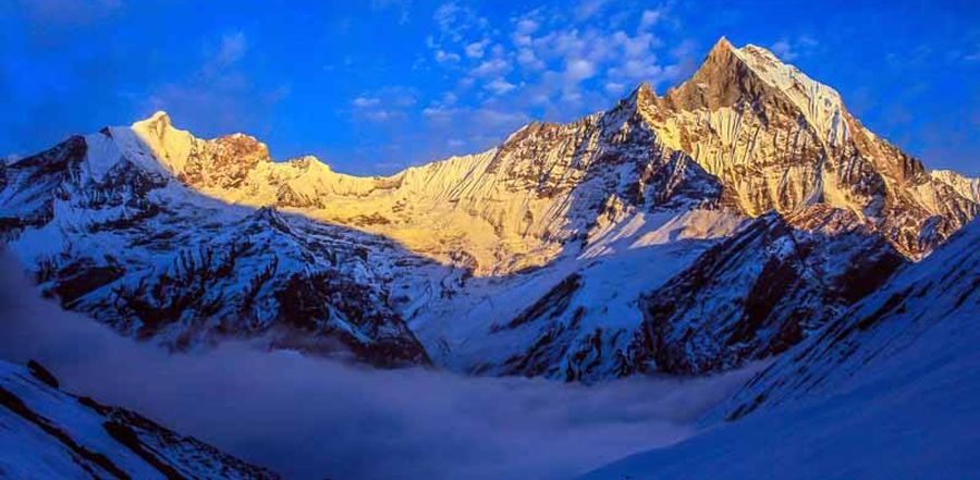 Mount Macchapucchre ( the Fishtail Mountain )