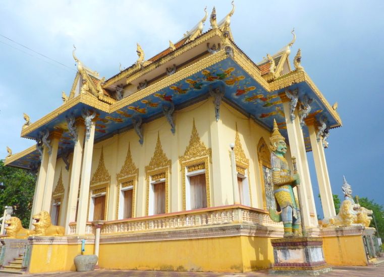 Wat Sangker in Battambang in NW Cambodia