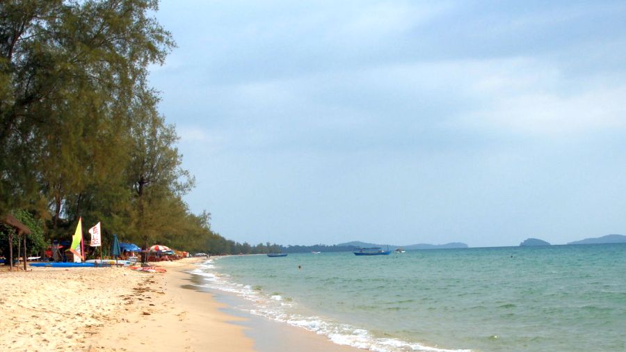 Otres Beach in Sihanoukville in Southern Cambodia