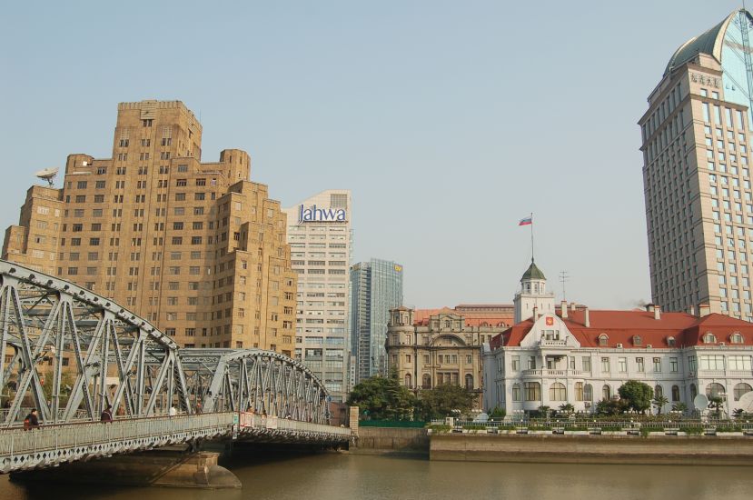 Garden Bridge in Shanghai in China