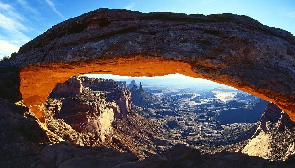 Mesa Arch on Island in the Sky in Canyonlands National Park