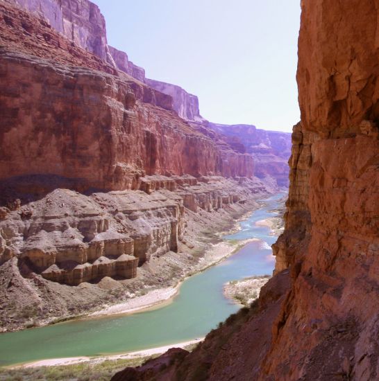 Colorado River in Valley Floor of the Grand Canyon