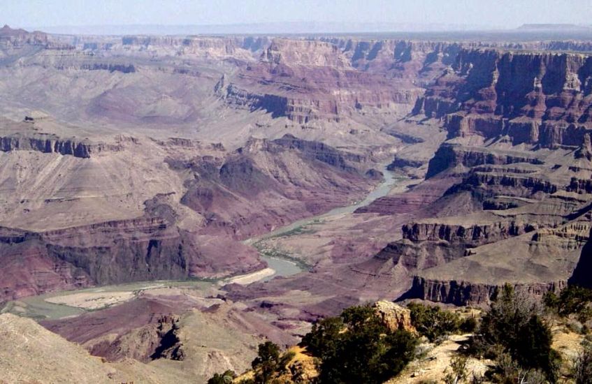 Colorado River in Valley Floor of the Grand Canyon