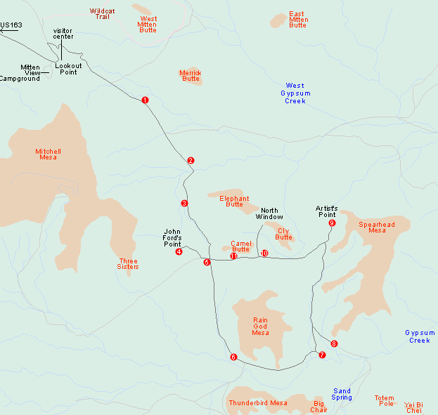 Monument Valley Map