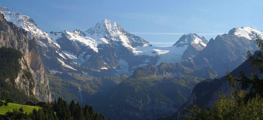 Breithorn in the Lauterbrunnen Wall