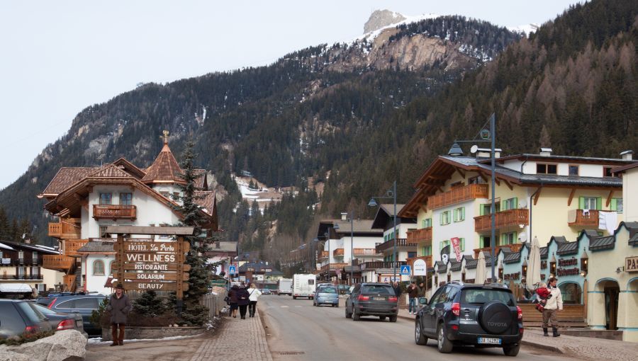 Canazei in the Italian Dolomites