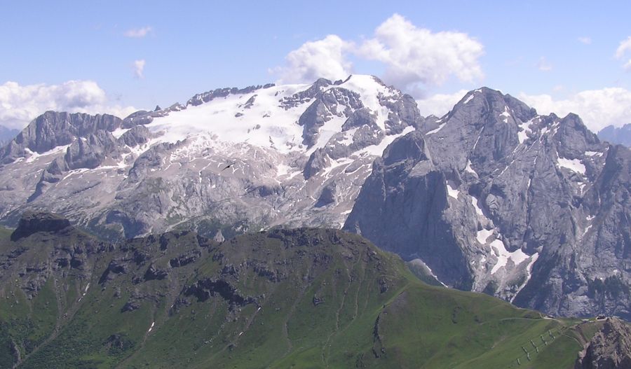 Marmolada in the Italian Dolomites