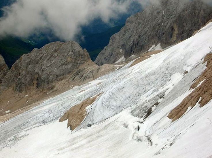 Ascent of Marmolada in the Italian Dolomites