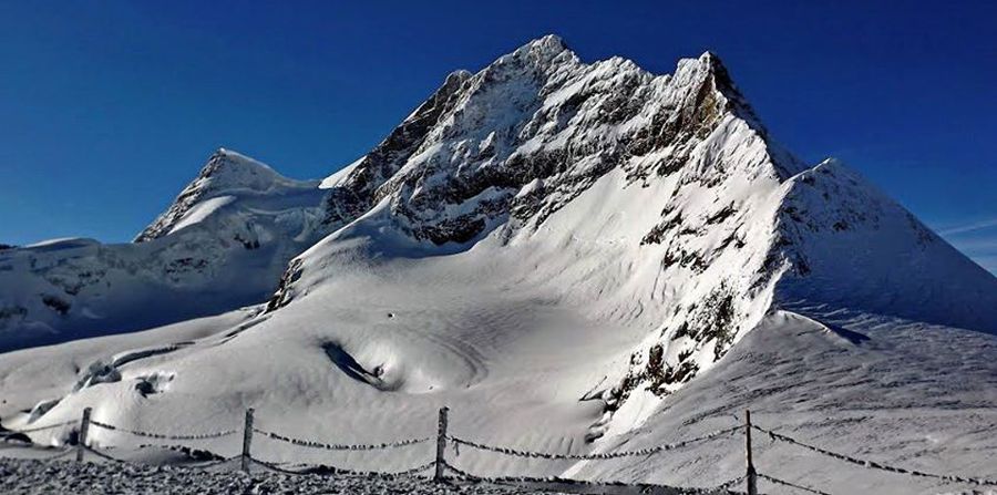 Jungfrau ascent routes from Jungfraujoch