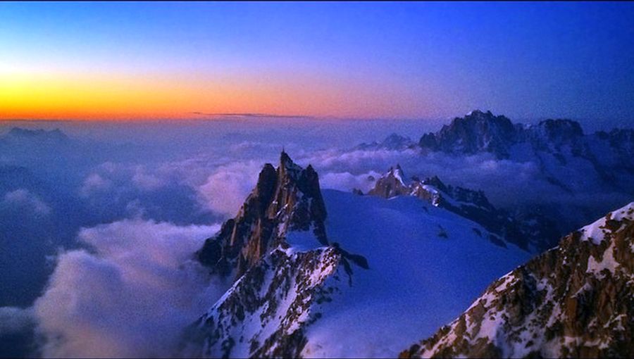 Aiguille du Midi above Chamonix