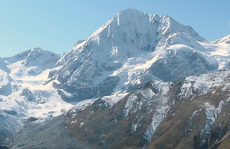 Gran Zebru ( Konig Spitze ) in the Ortler Group of the Italian Alps