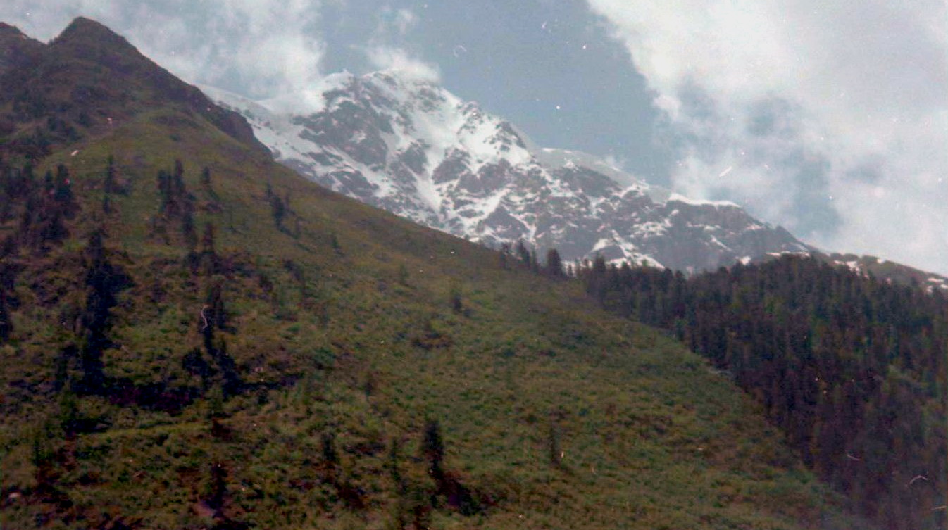 Alpine Peaks above Solda / Sulden Village in NW Italy