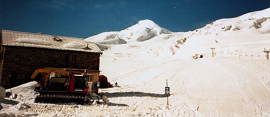 Ski Slopes above Saas Fe