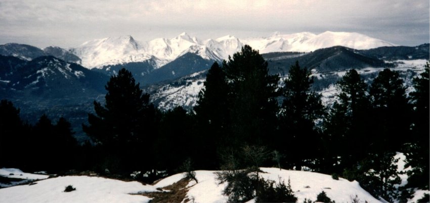 The Pindus ( Pindos ) Mountains in Northern Greece