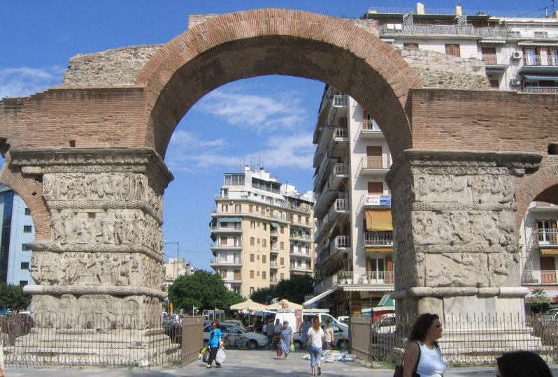 Triumphal Arch of Emperor Galerius in Thessaloniki