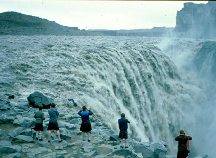 Waterfall in Iceland