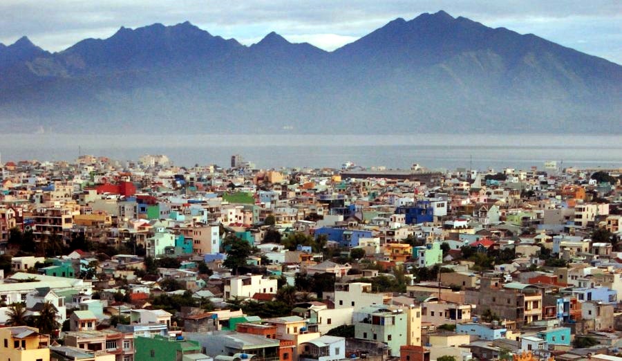 Aerial view of Danang