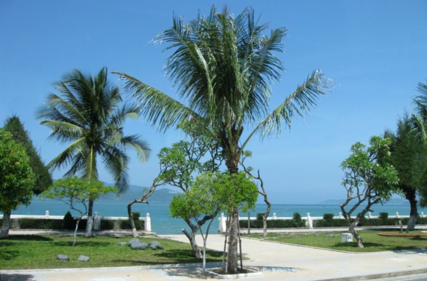 Sea Front at Nha Trang on the East Coast of Vietnam