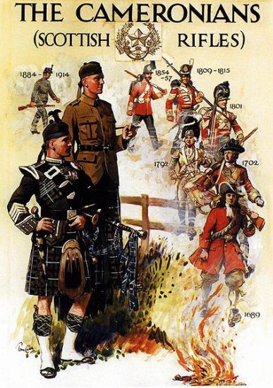 Cameronians uniforms