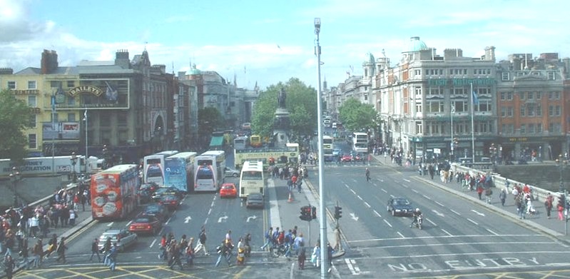 O'Connell Bridge in Dublin City Centre