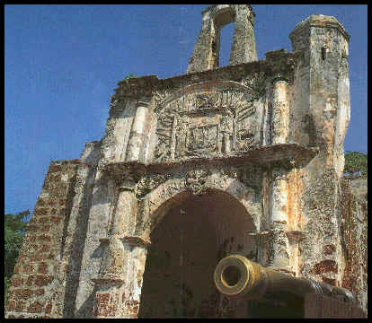 A Famosa Gateway in Malacca