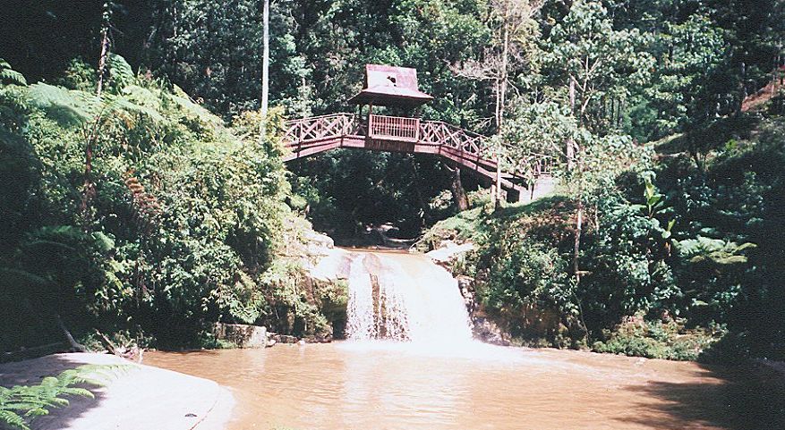 Parit Waterfalls in Cameron Highlands in Peninsular Malaysia