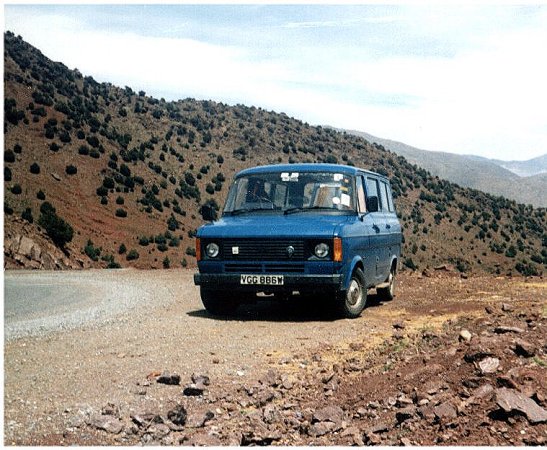 On ascent of Tizi n Test across the High Atlas