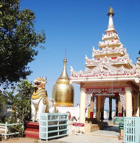 Bupaya Temple in Old Bagan in central Myanmar / Burma