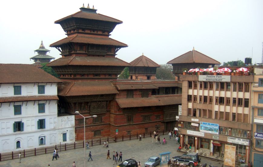 King's Palace from Basantapur Square in Kathmandu