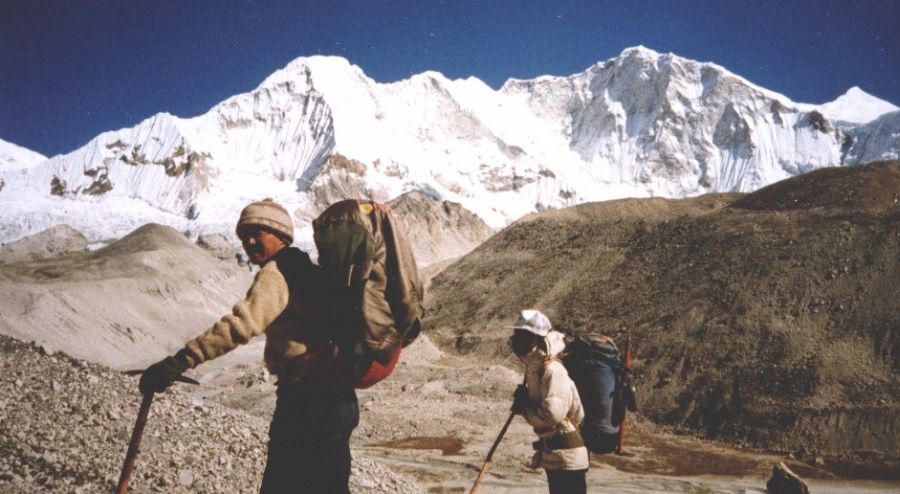 Baruntse from Hongu Valley