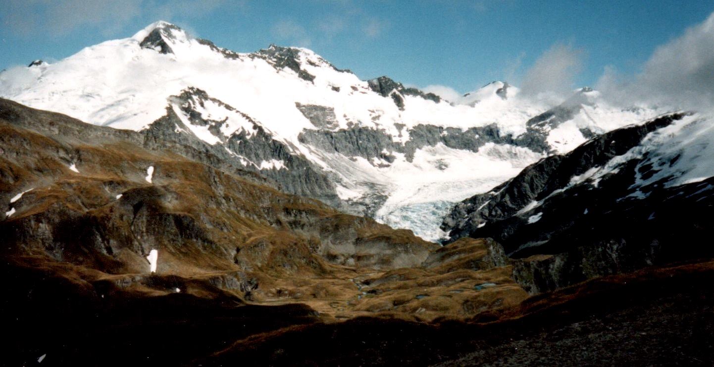 Southern Alps of the South Island of New Zealand