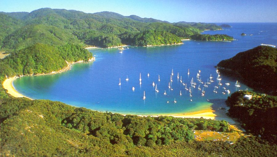 Abel Tasman National Park in the South Island of New Zealand