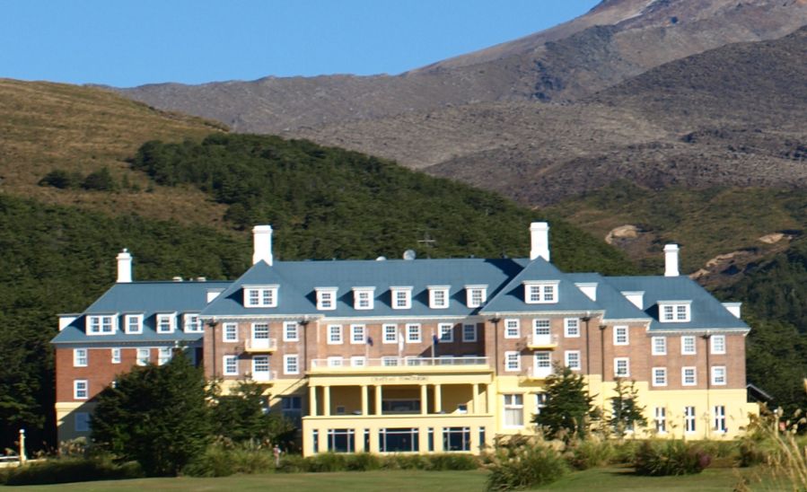 The Chateau at Whakapapa in Tongariro National Park