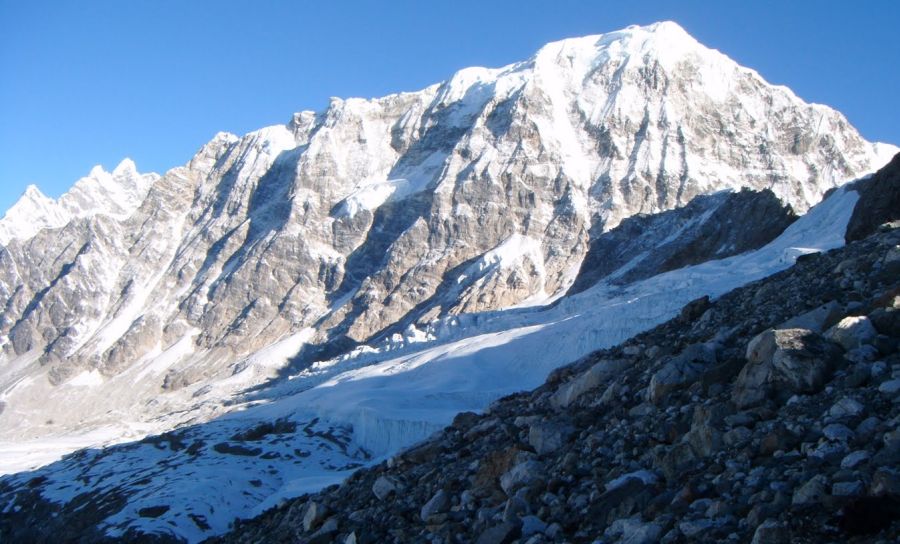 Shalbachum from Yala Peak in the Langtang Valley