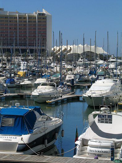 Marina at Vilamoura in The Algarve in Southern Portugal