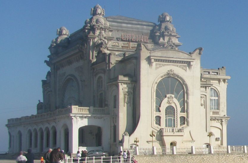 Casino at Constanta on the Black Sea Coast of Romania