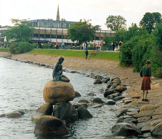 Little Mermaid in Copenhagen, Capital City of Denmark