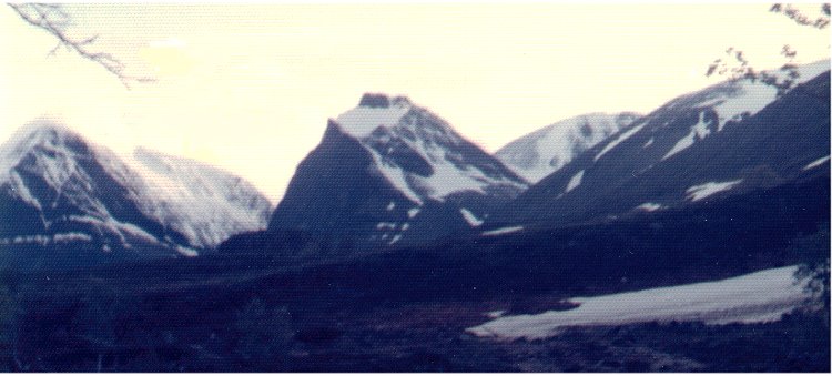 Approach to Kebnekaise in arctic Sweden