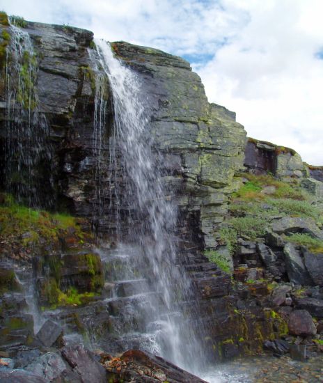 Falls in Rondane National Park in Norway