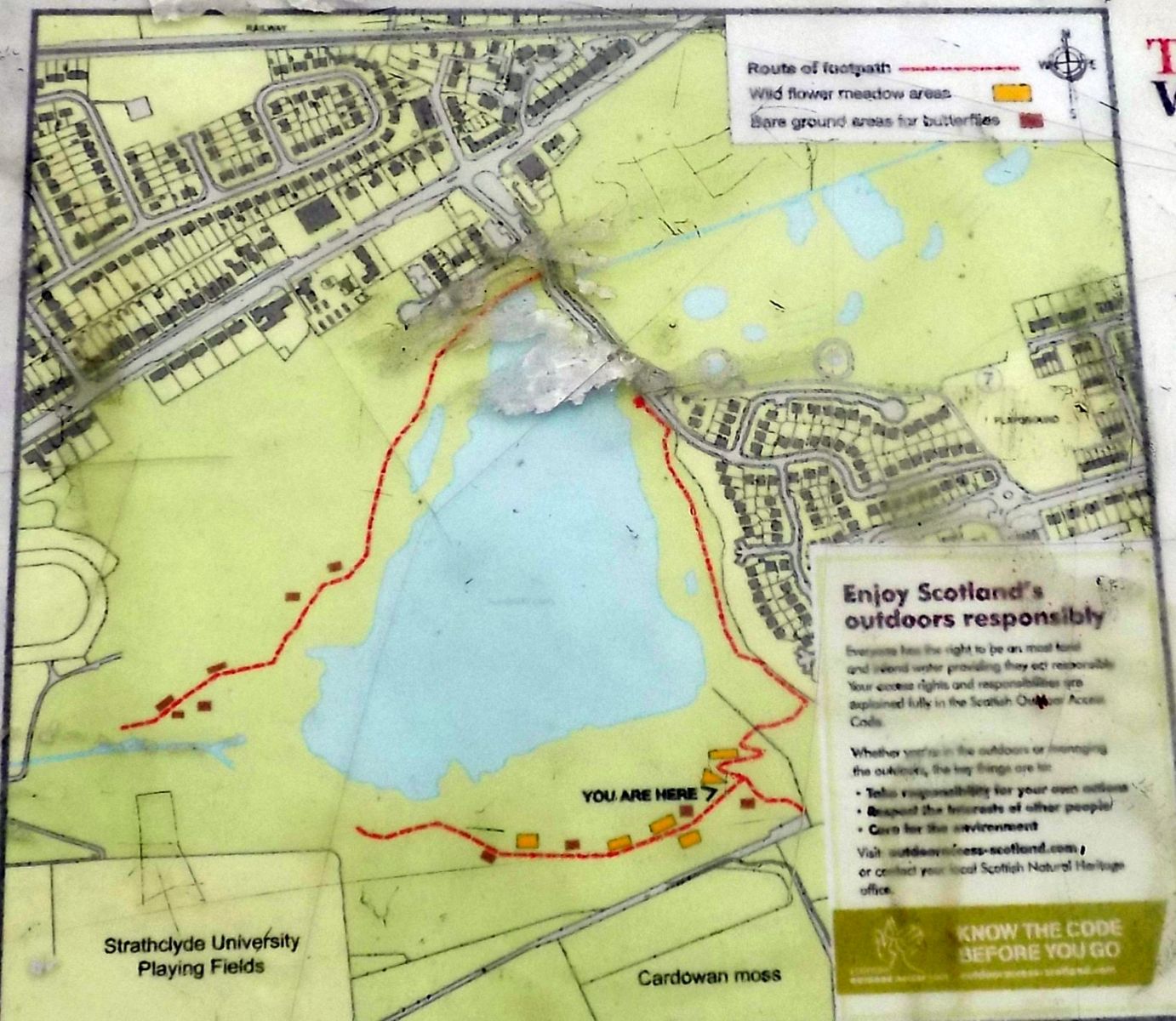 Map of Frankfield Loch