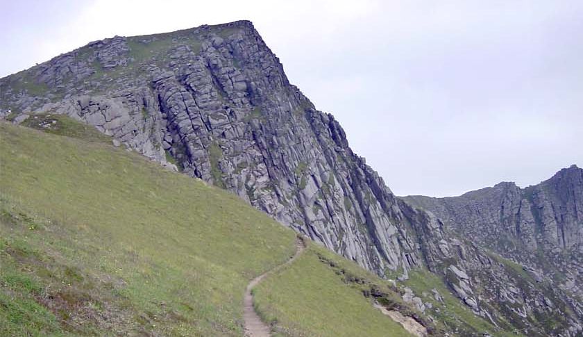 Beinn Nuis from Glen Rosa on the Island of Arran