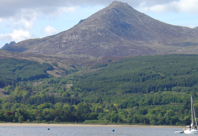 Goatfell above Brodick Bay