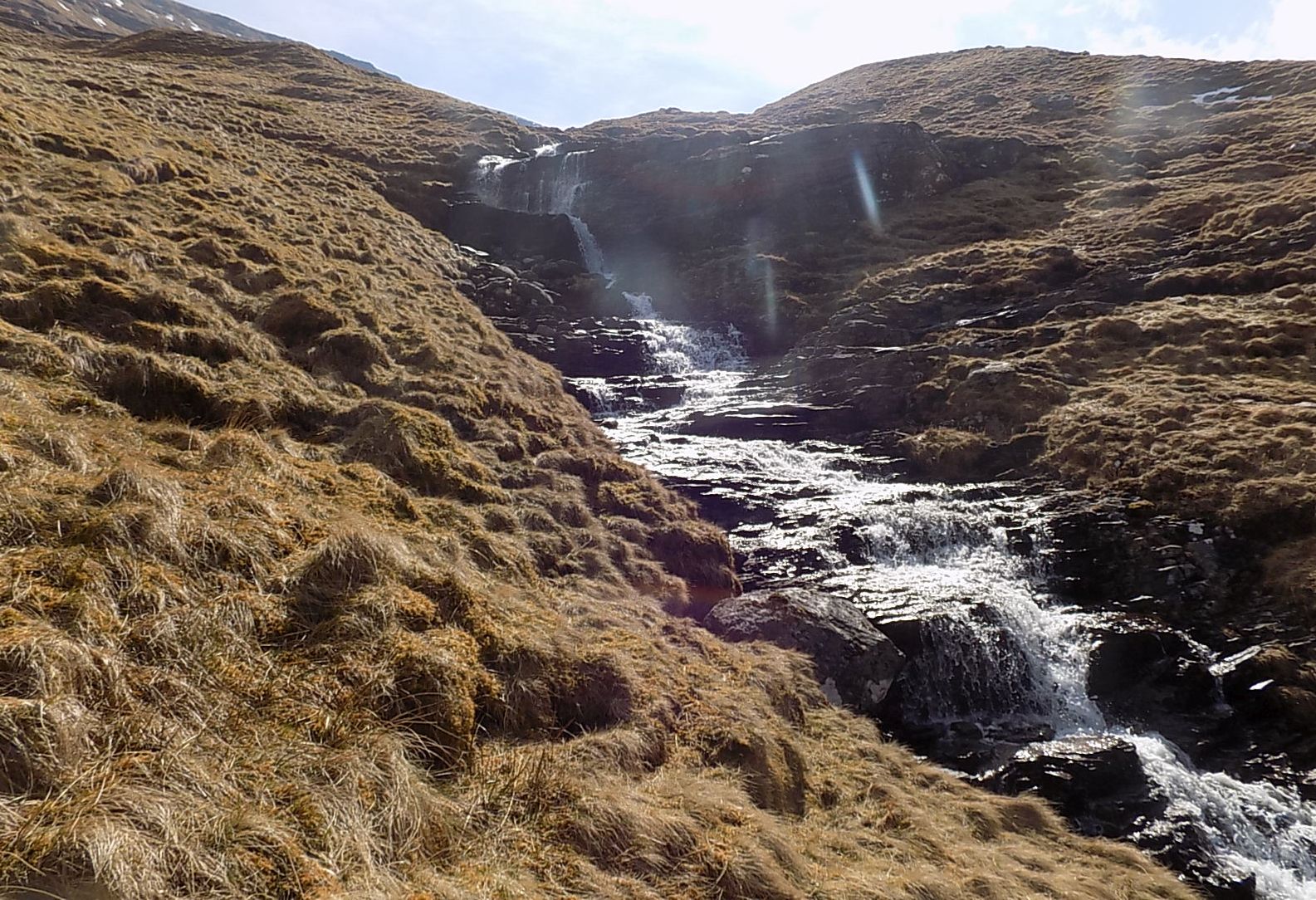 Waterfalls in Coire Daingean